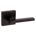 Halifax Square Venetian Bronze Privacy Bed/Bath Door Lever