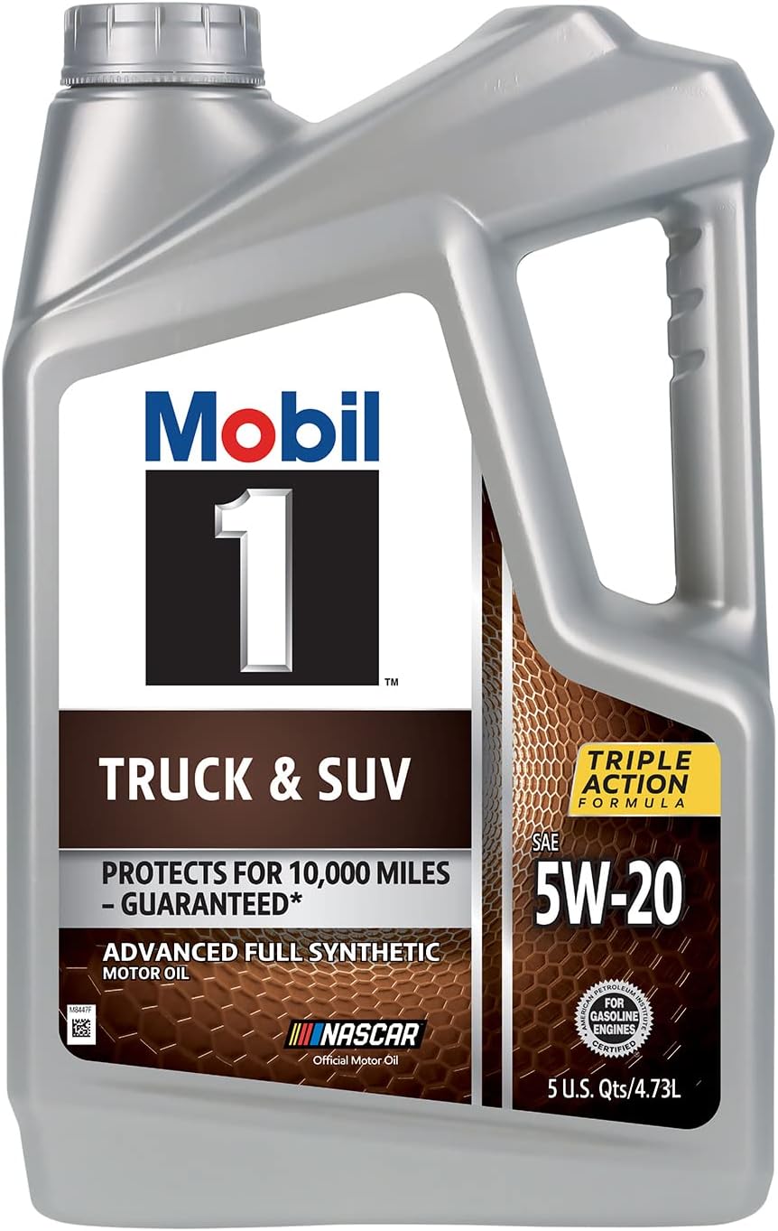 Mobil 1 Truck &amp; SUV Full Synthetic Motor Oil 5W-20, 5 Quart
