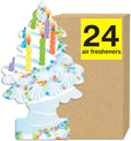 LITTLE TREES Air Fresheners Car Air Freshener. Hanging Tree Provides Long Lasting Scent for Auto or Home. Celebrate!, 24 Air Fresheners