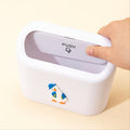 Cute Cartoon Car Trash Can With Flip-top Lid - Keep Your Car Clean And Tidy!