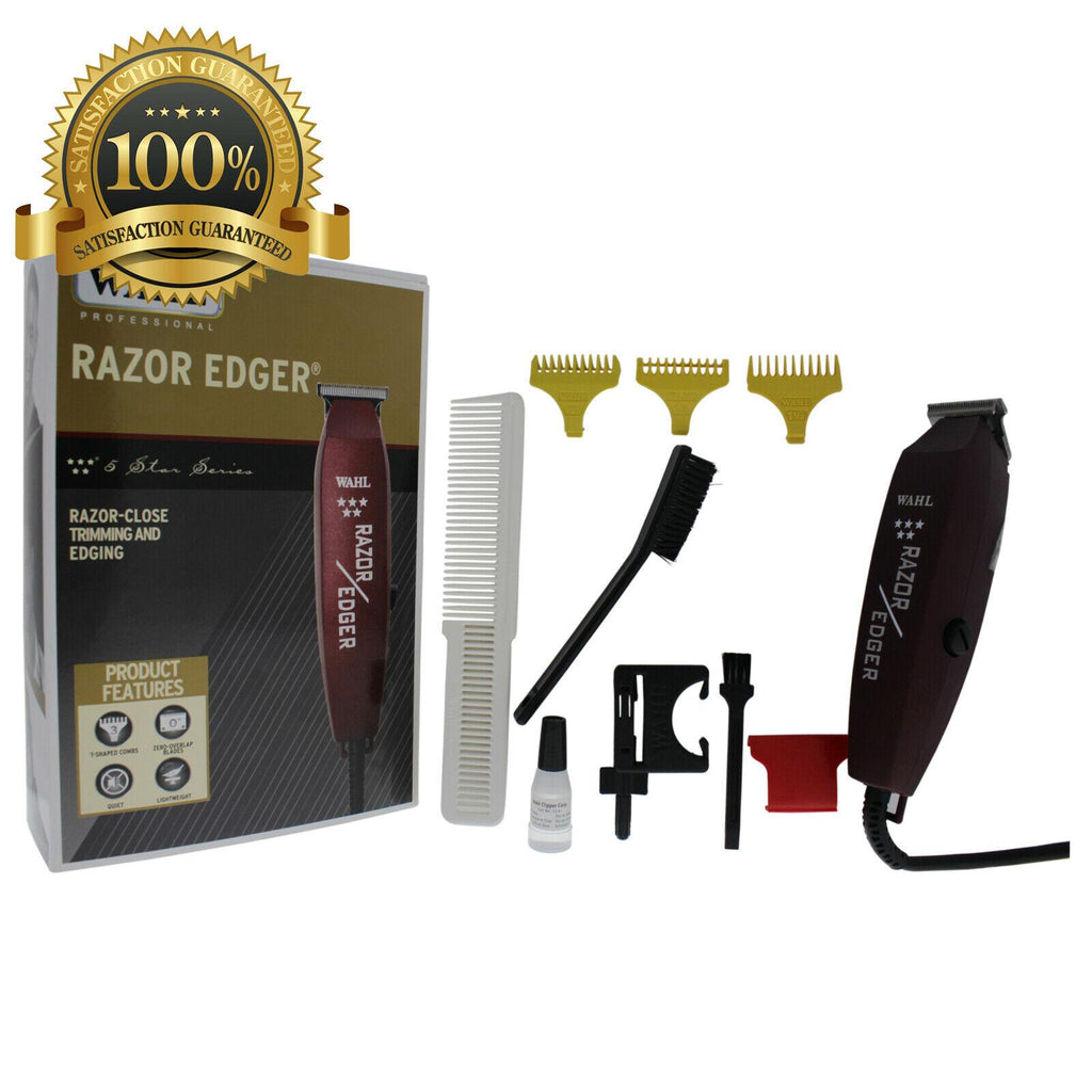 WAHL Professional 5 Star  Edger - Model # 8051 - Red - 1 Pc Kit Trimmer