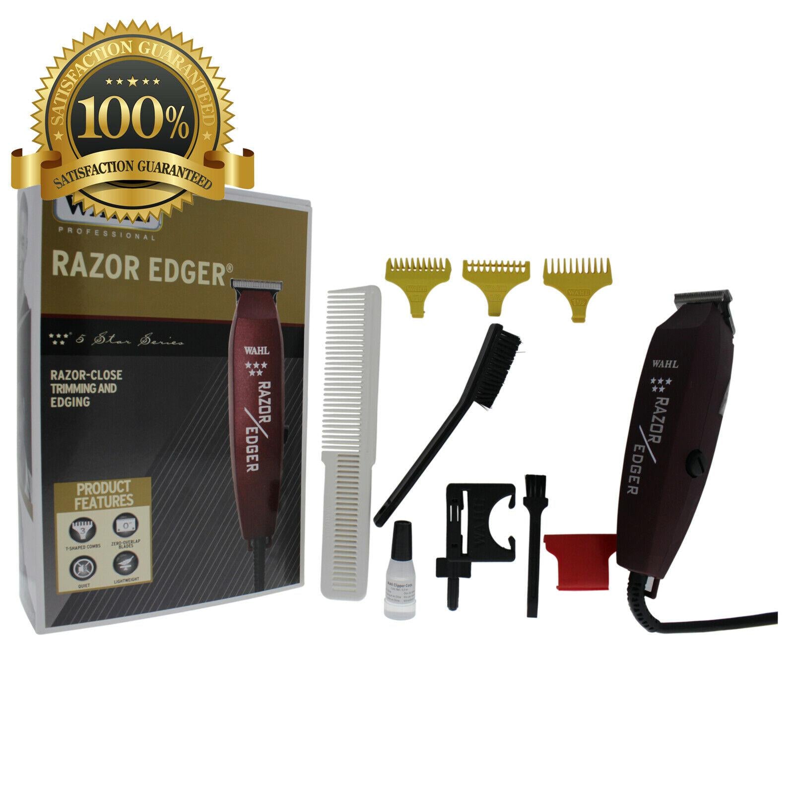 WAHL Professional 5 Star  Edger - Model # 8051 - Red - 1 Pc Kit Trimmer