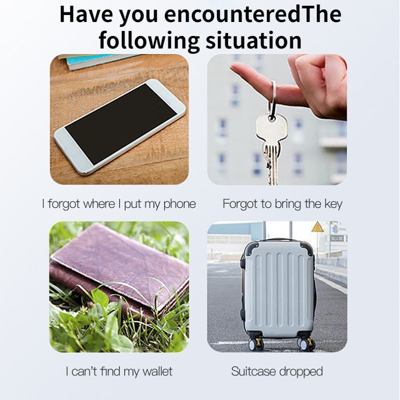 5pcs GPS Wireless Smart TracFinder, Anti-Loss Device With Keychain For Pet Cats Dogs Wallet Key