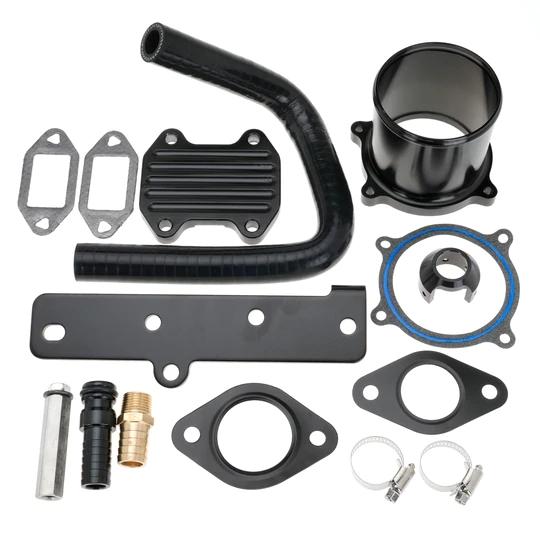 EGR Delete Cooler Throttle Valve Delete for 2013-2019 6.7L Cummins Dodge RAM 2500 3500 4500 5500