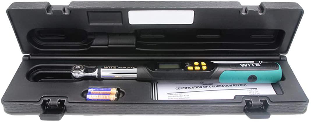 Digital Torque Wrench 1/2, 3/8, 1/4 Inch Drive 4 Units &amp; 2 Modes, Industrial Grade High Precision Torque Wrench