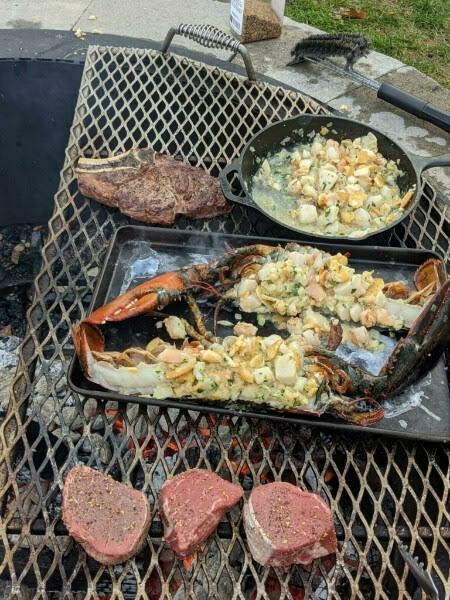 36" HEAVY DUTY  STEEL FIRE PIT COOGRATE