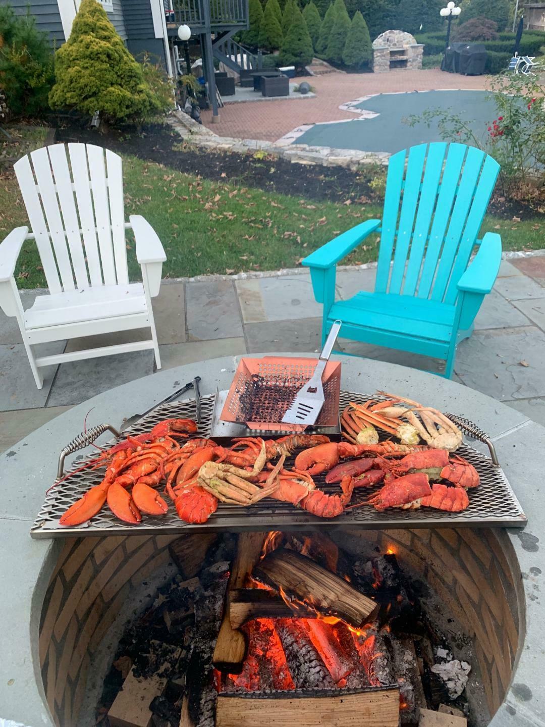 36" HEAVY DUTY  STEEL FIRE PIT COOGRATE