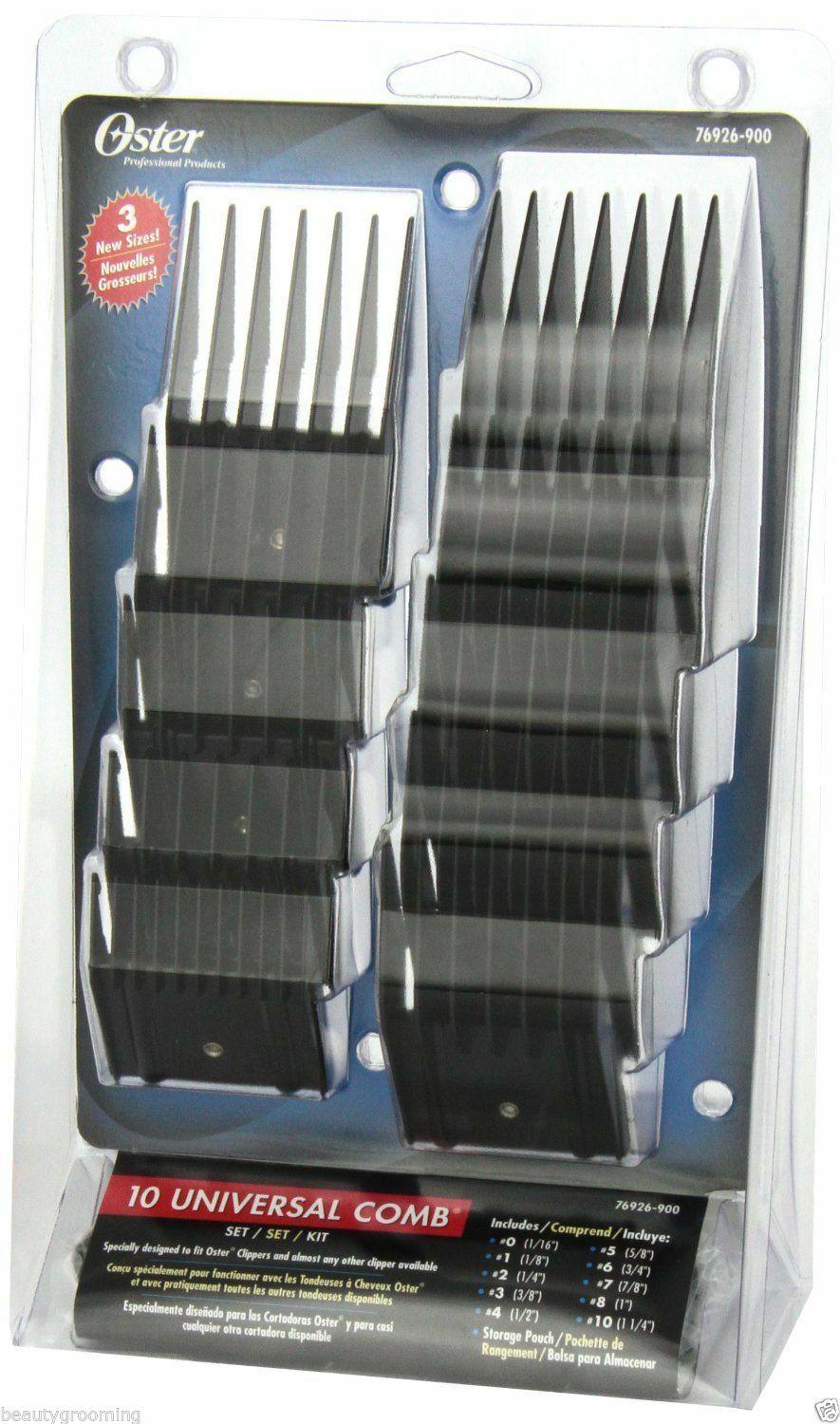 OSTER CLASSIC 76 Professional Hair Clipper 76076-010 -PLUS Universal 10 Comb Set