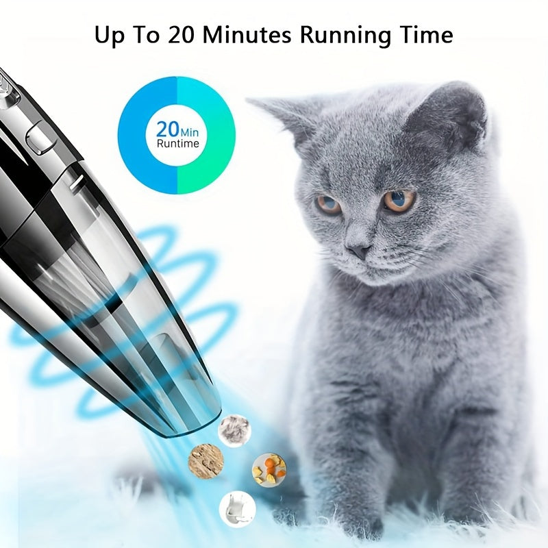 Car Wireless Vacuum Cleaner LarCapacity Dust Cup Strong Suction Portable Handheld Electric Vacuum Cleaner Wireless Home Cleaning Vacuum Cleaner