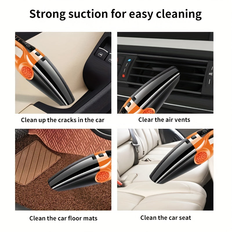 In-car Vehicle Household Indoor LarVacuum Cleaner Power LarSuction Strong Vacuum Vehicle Small Vehicle Vacuum Cleaner Dry-wet Dual-use