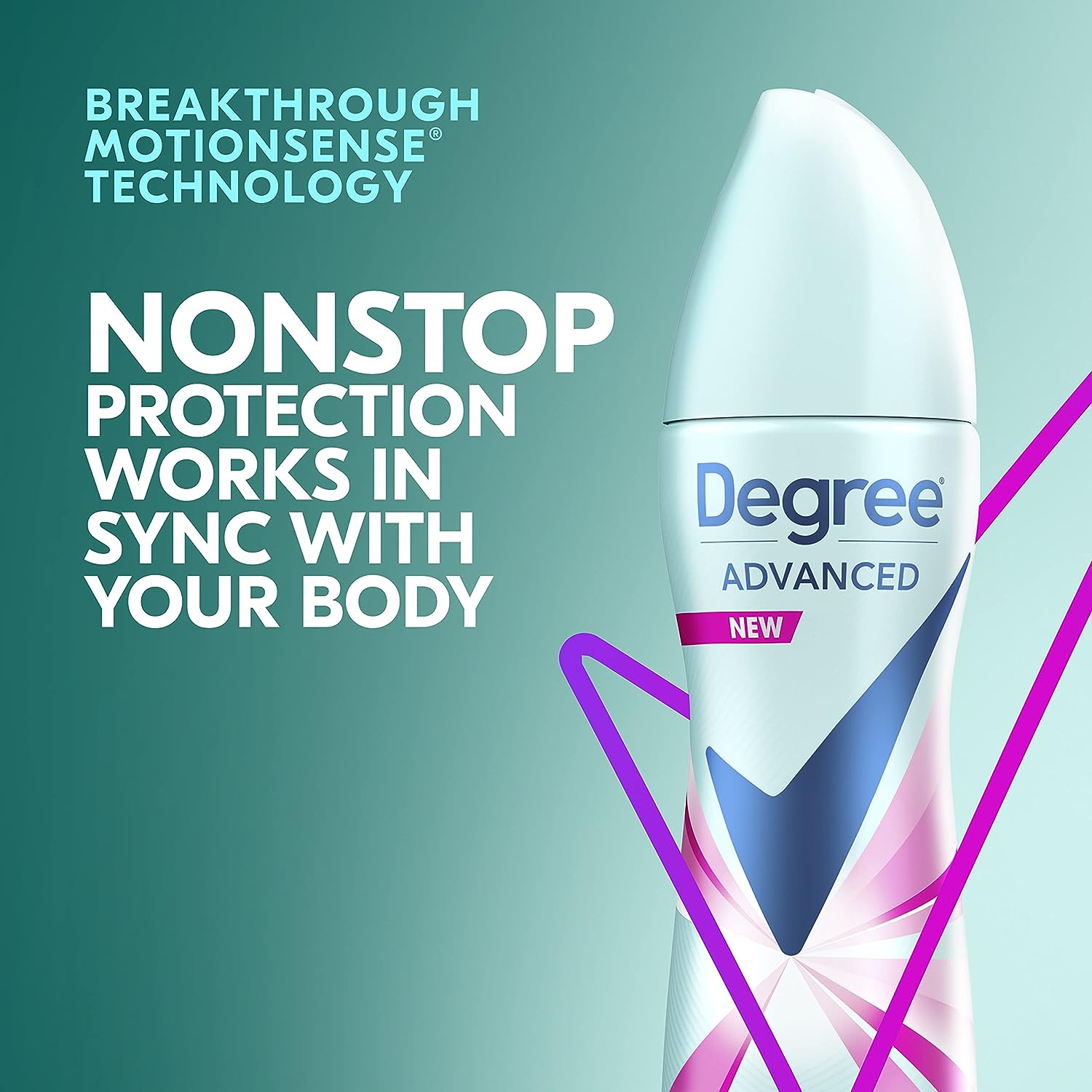 Degree Advanced Antiperspirant Deodorant Dry Spray 72-Hour Sweat and Odor Protection Sheer Powder Deodorant Spray For Women With MotionSense Technology 3.8 oz, Pack of 3