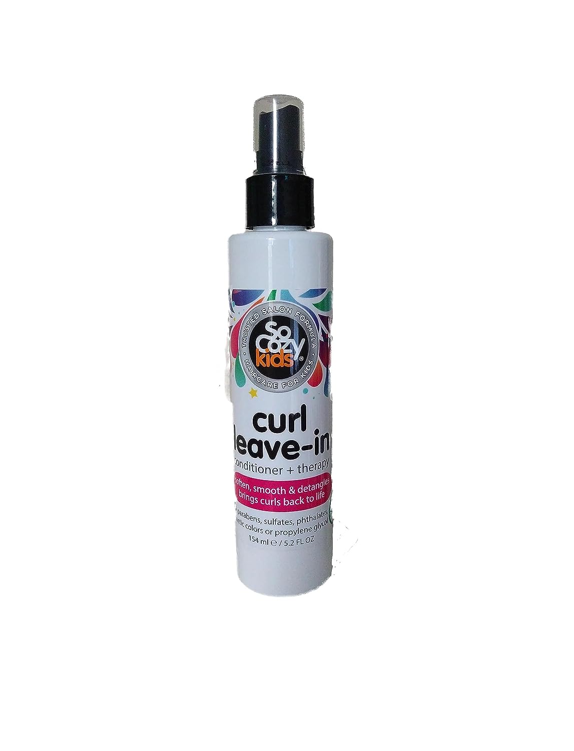 So Cozy Curl Leave In Conditioner Spray - Kids Hair Detangler Spray &amp; Leave-In Conditioner for Curly Hair Paraben-Free Leave In Hair Conditioner &amp; Detangler Spray for Kids Tangle-Free Curls, 5.2 fl Oz