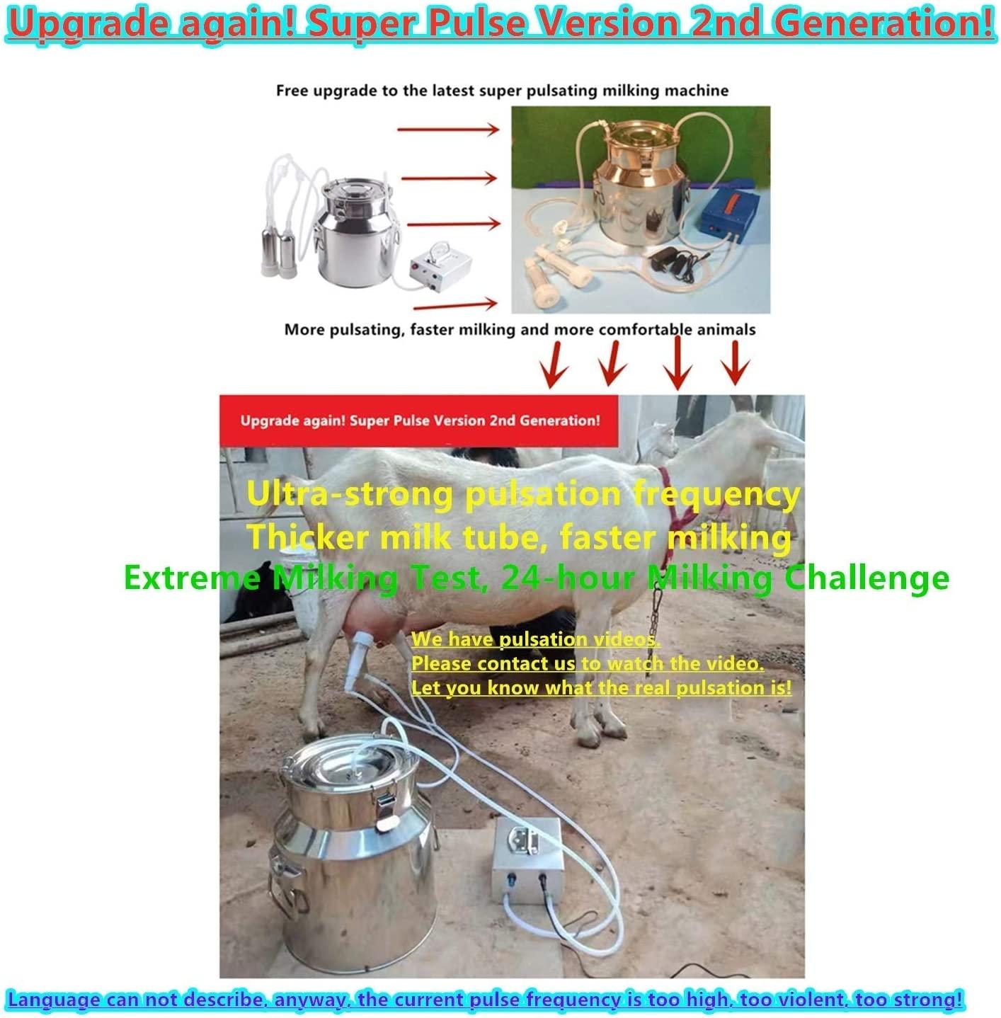 Futt 5L Single Bucket Piston Vacuum pulsation MilMachine for Sheep