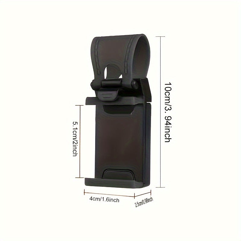 Upgrade Your Driving Experience With A Universal Car Steering Wheel Phone Holder!