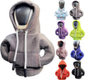 Car Shift Knob Hoodie, Funny Gear Shift Knob Shirt Sweater, Winter Warm Shift Knob Cover Sweater Shirt, Automotive Interior Novelty Accessories Decorations, Universal Fit Knob Cover Gift (Grey)
