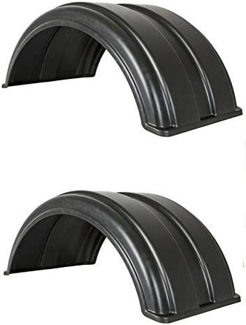 Buyers Products (2) 8590196-x2 Polymer Fenders (mounting Brackets Sold Separately). Fits Trucks with 18" to 19.5" Dual Rear Wheels.