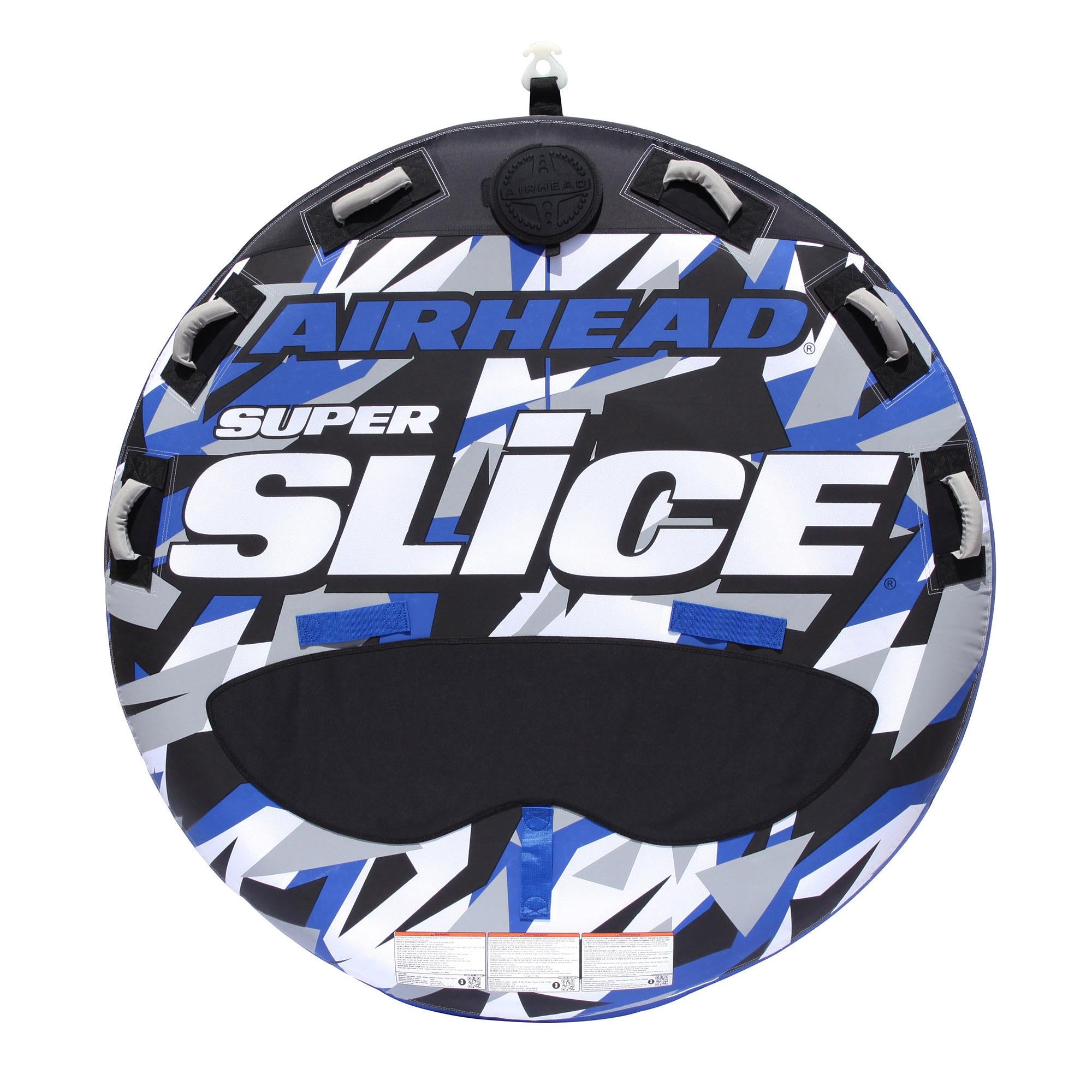 Airhead Super Slice Inflatable Triple Rider Towable Tube Water Raft (2 Pack)