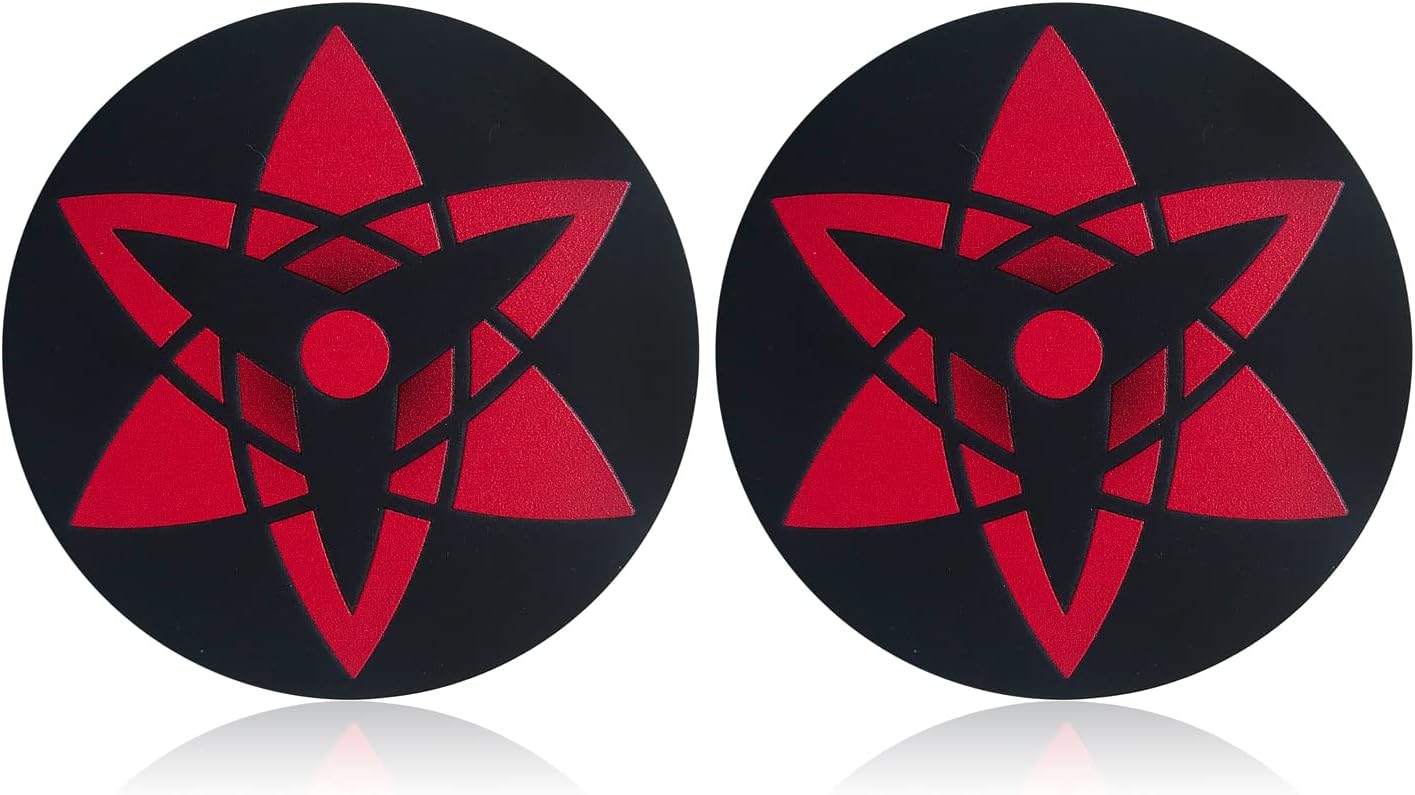 Car Cup Holder Coaster 2 PCS 2.75" Car Cup Holder Insert Coasters for Anime Silicone by FLYEEGO