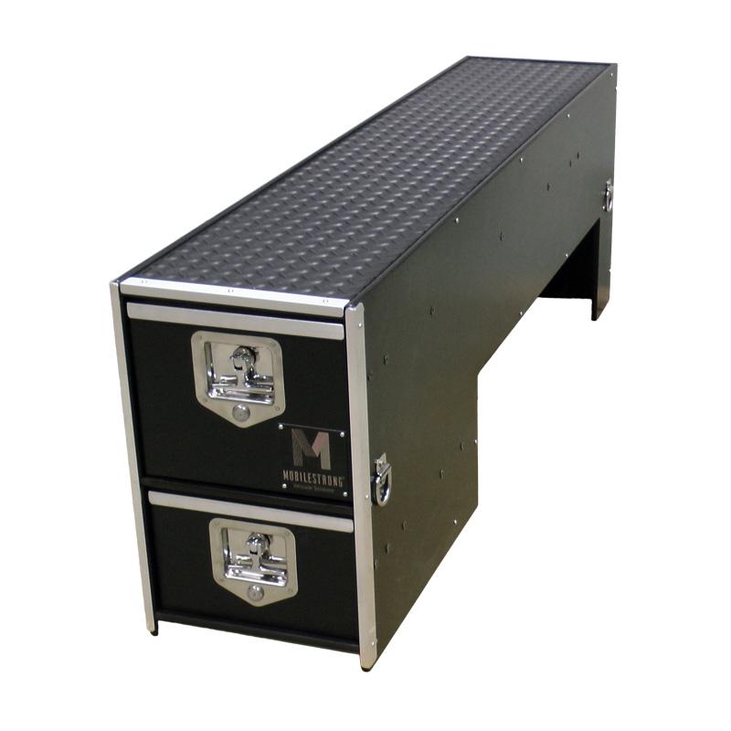 Mobile Strong HDP Wheel Well StoraDrawer for Pickup Trucks - Rubber Top