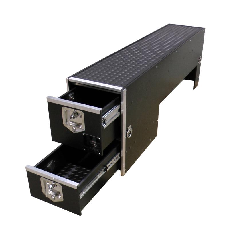 Mobile Strong HDP Wheel Well StoraDrawer for Pickup Trucks - Rubber Top