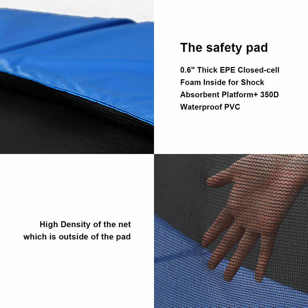 Gymax 16' Trampoline Combo Bounce Jump Safety Enclosure Net