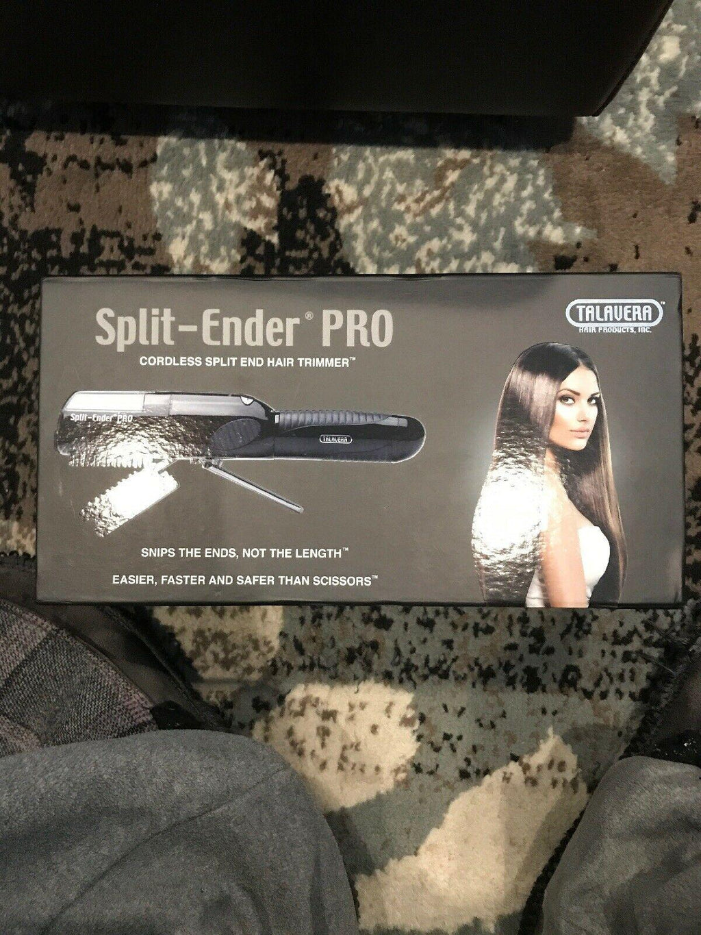 Split Ender PRO Cordless Split End Hair Trimmer (BLACK)