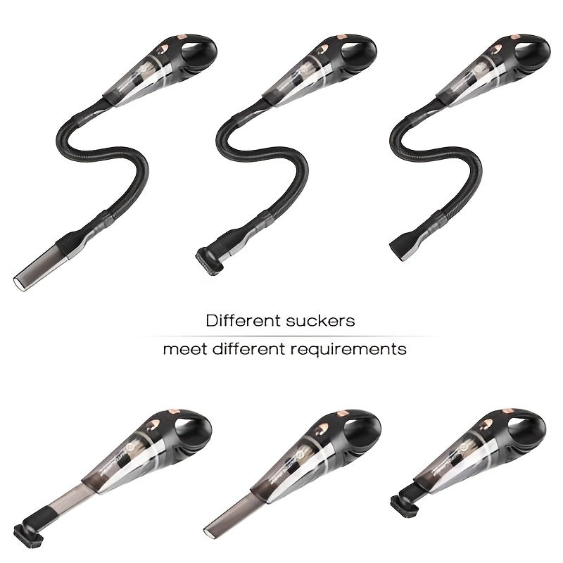Car Vacuum Cleaner Car Accessories Small 12V High Power Handheld Portable Car Vacuum Cord &amp; Bag Detailing Kit Essentials For Travel, RV Camper