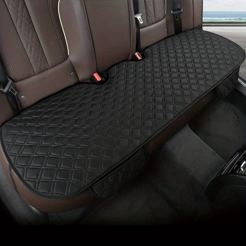 1pc Seat Cover For Car, Car Front Or Rear Seat Protector, Universal Seat Cushion For Most Car, Vehicles, SUVs And More, Soft Comfort, Car Accessories