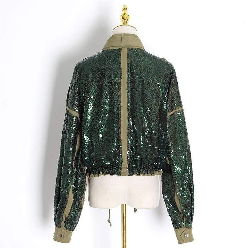 turtleneck long sleeve coat
