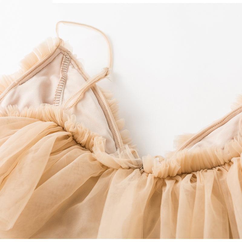 ruffle peplum mesh top