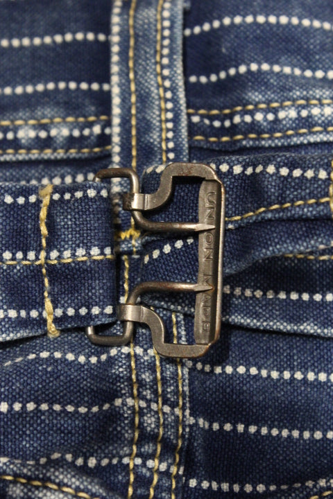 1920-1930s indigo wabash striped retro pants