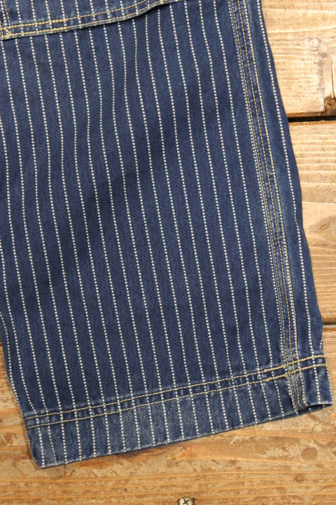 1920-1930s indigo wabash striped retro pants