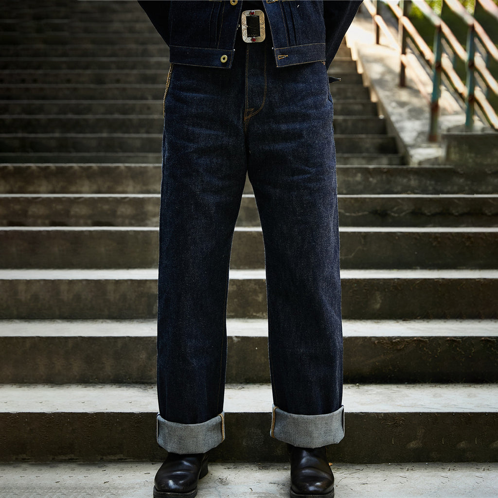 men 1936 retro straight leg jeans