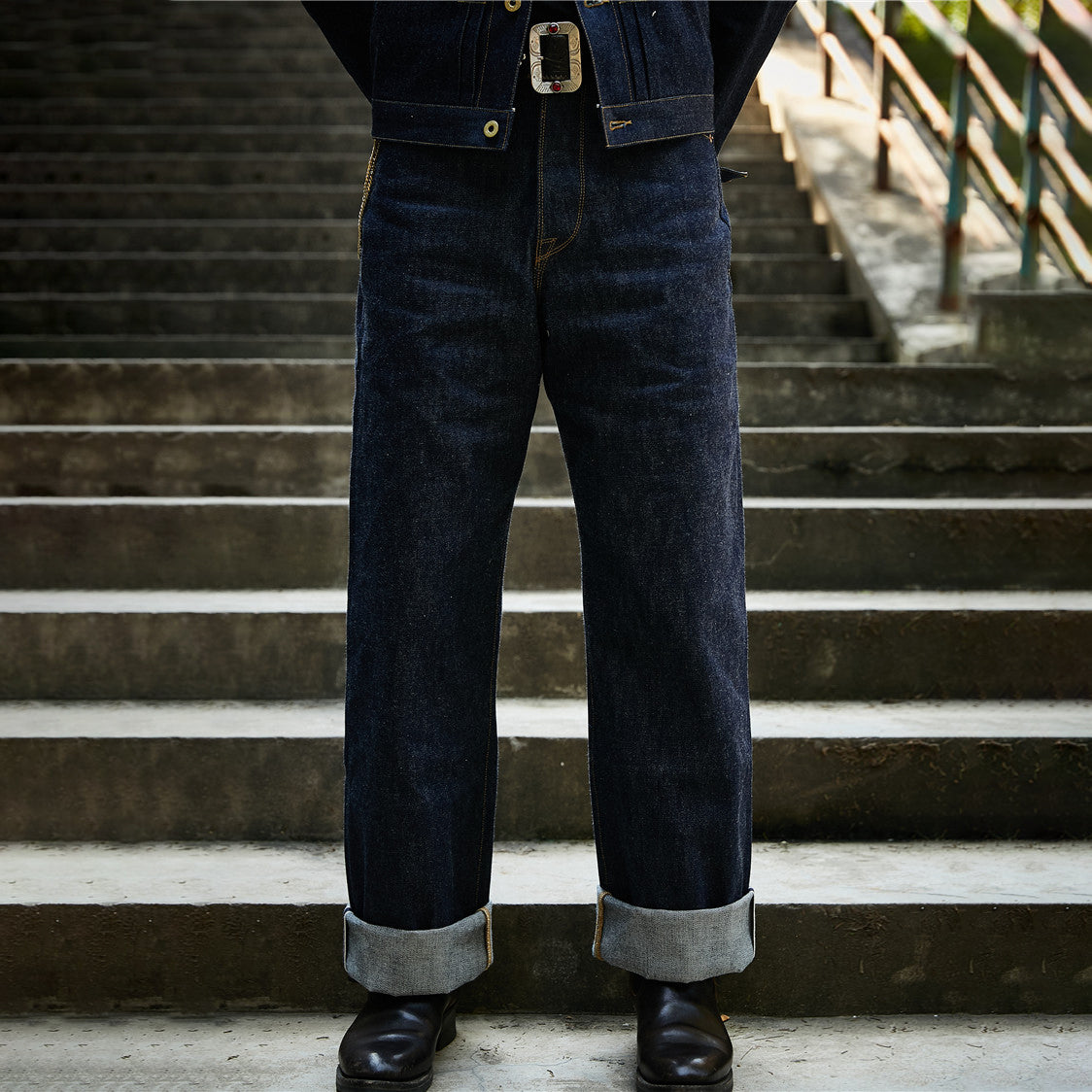 men 1936 retro straight leg jeans