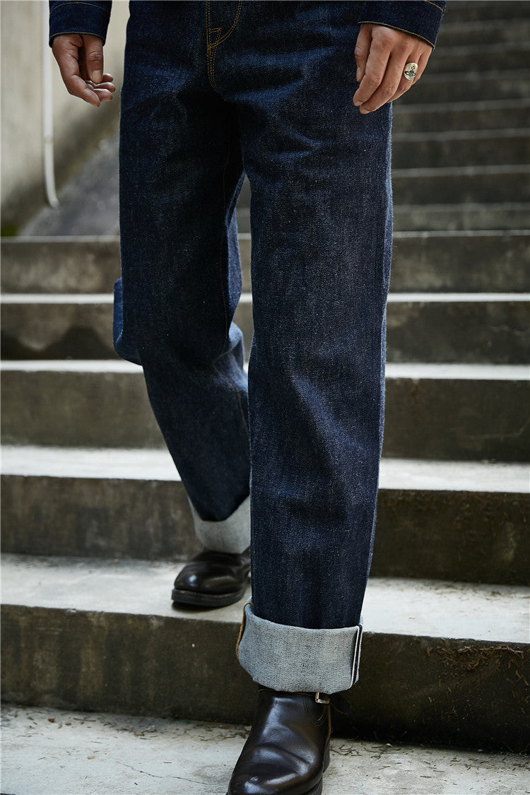 men 1936 retro straight leg jeans