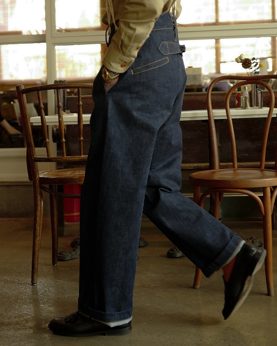 1930s fishtail jeans