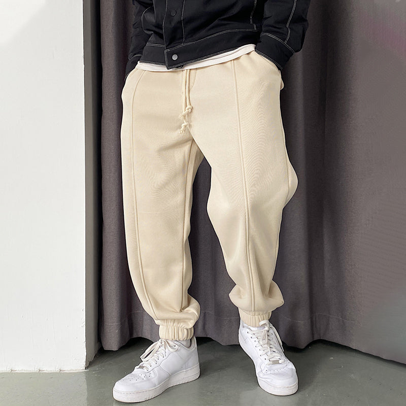 drawstring warm sweatpants