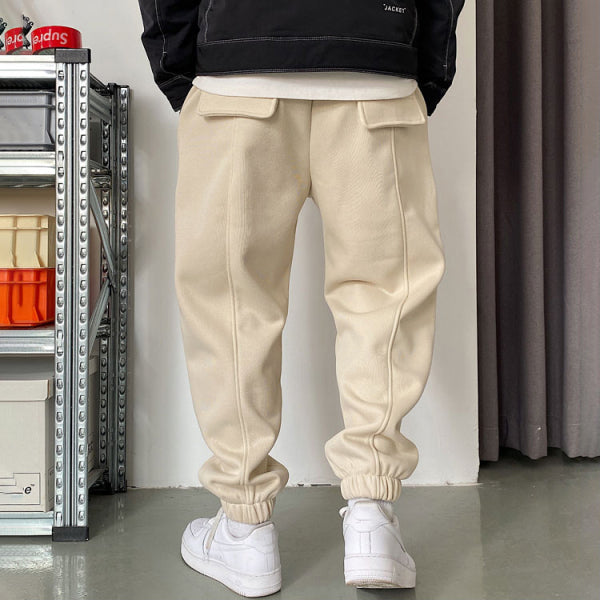 drawstring warm sweatpants