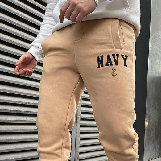 pattern print bouquet foot sweatpants