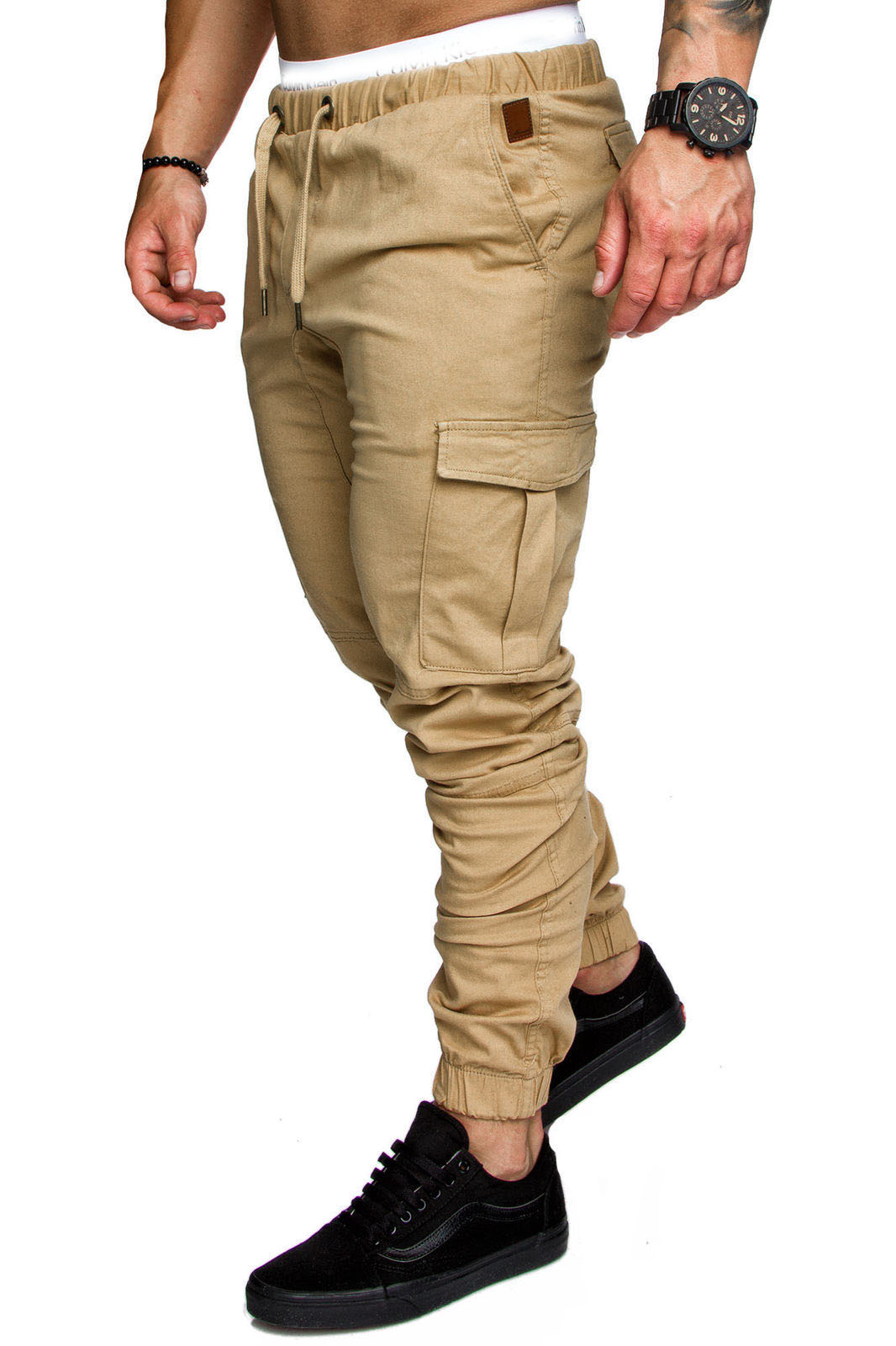 men's cargo jogger tactical cargo multiple pockets pants