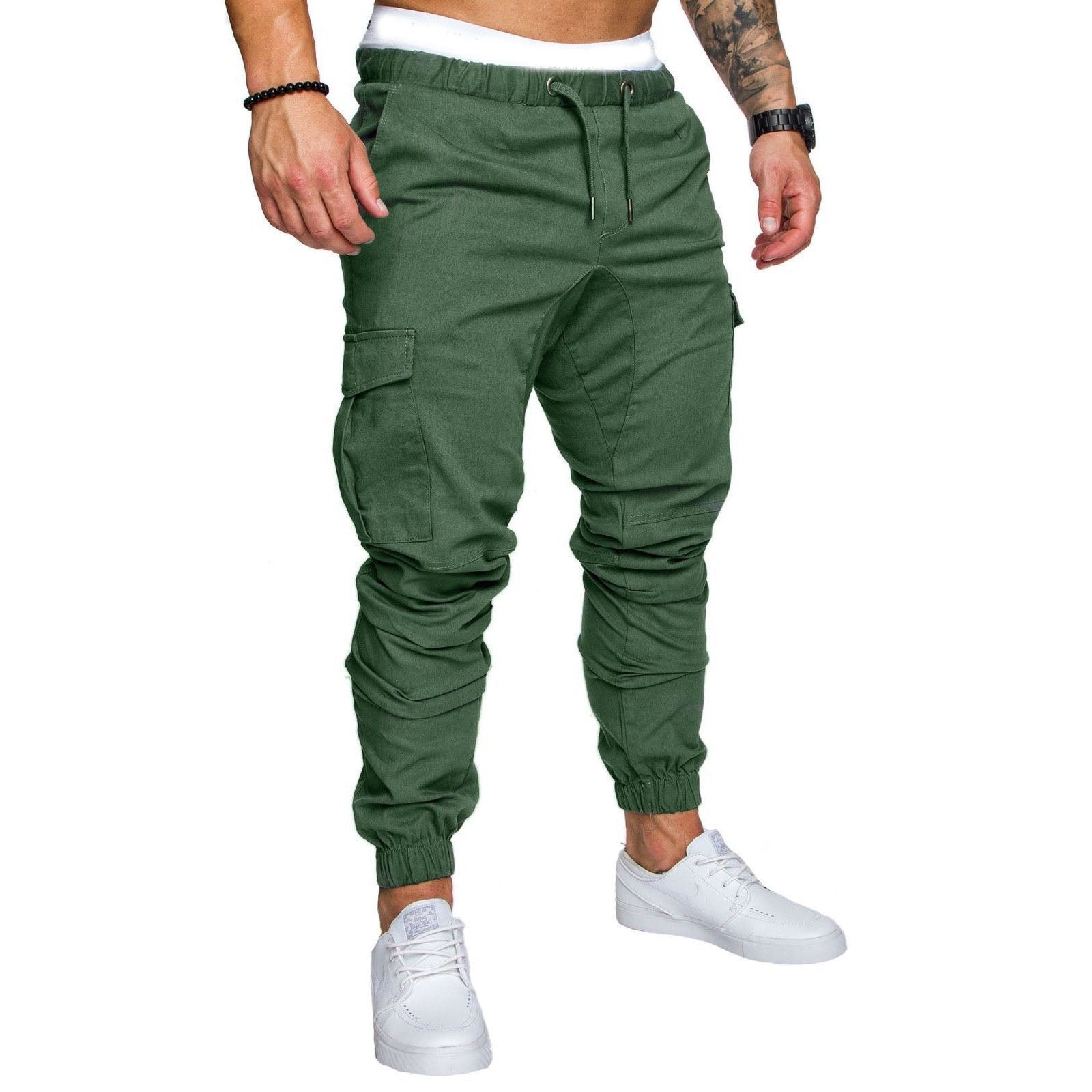 men's cargo jogger tactical cargo multiple pockets pants