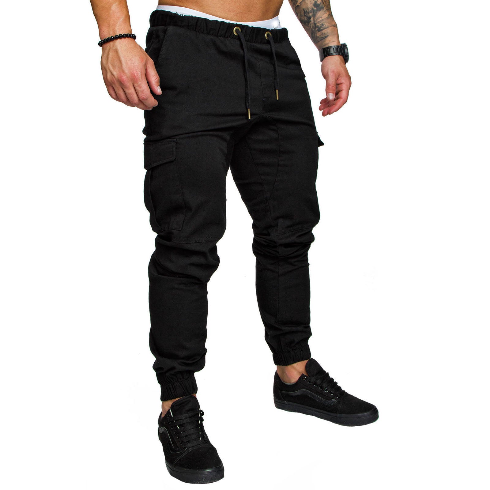 men's cargo jogger tactical cargo multiple pockets pants