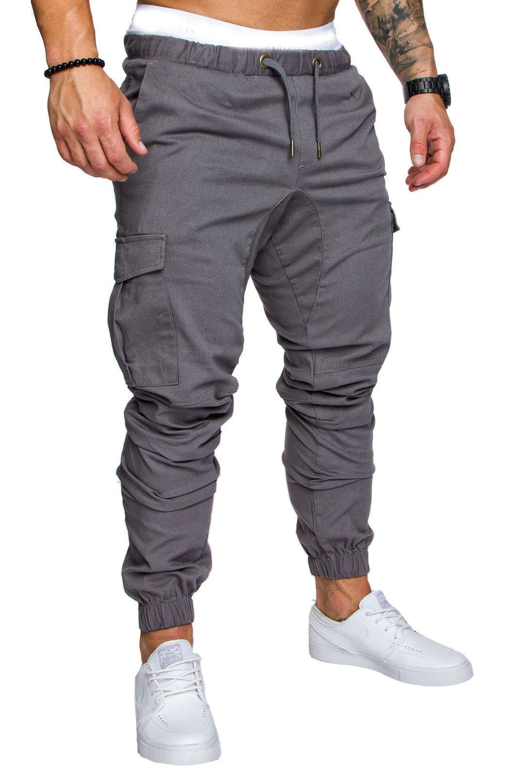 men's cargo jogger tactical cargo multiple pockets pants