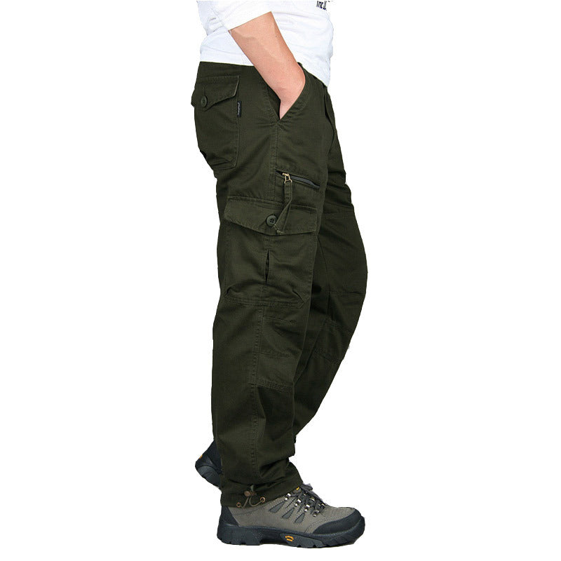 casual multi - color multi - pocket multi - functional loose