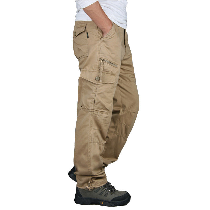casual multi - color multi - pocket multi - functional loose