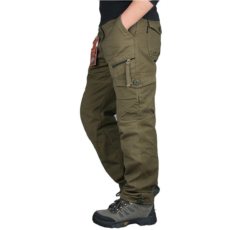 casual multi - color multi - pocket multi - functional loose