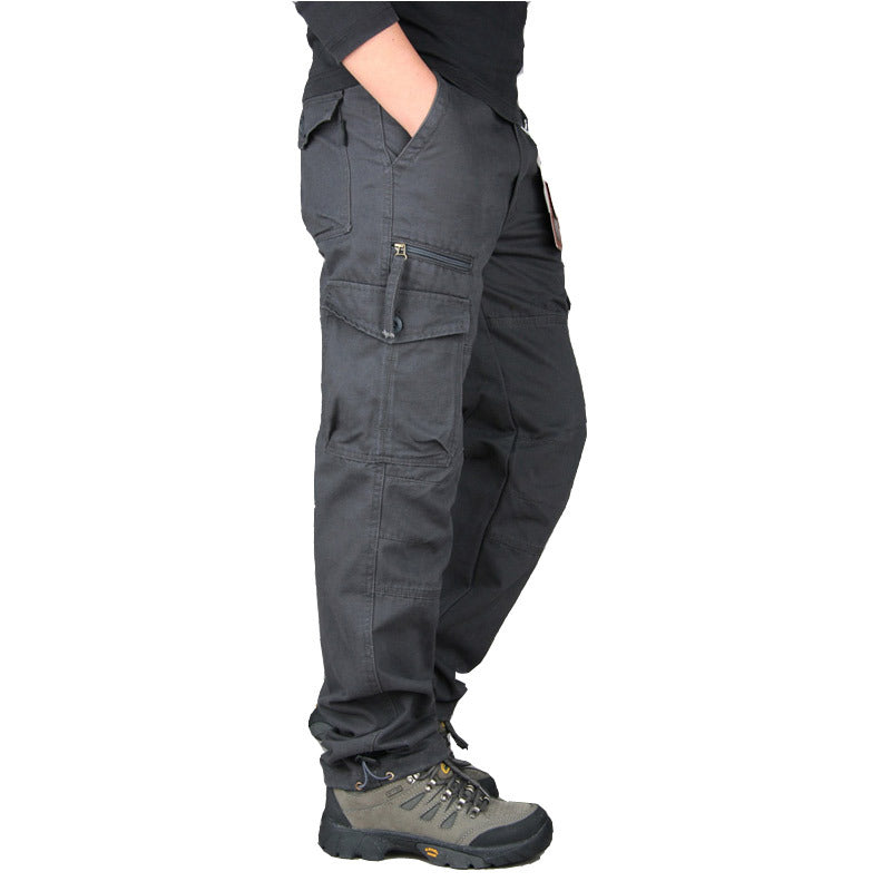 casual multi - color multi - pocket multi - functional loose