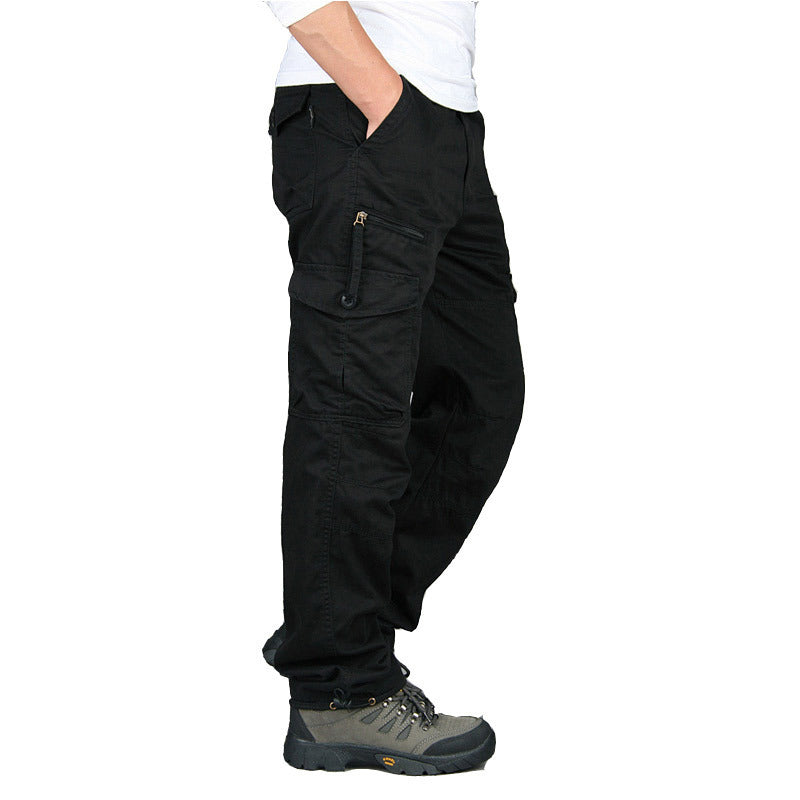 casual multi - color multi - pocket multi - functional loose