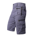 men's multi-pocket cotton zipper athleisure pants