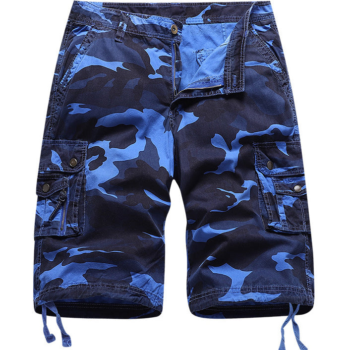 men's outdoor sports camo cargo shorts